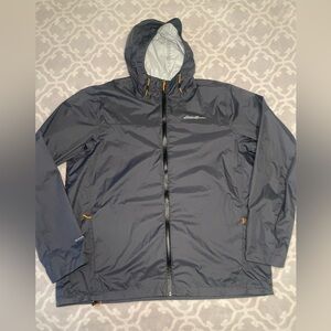 Eddie Bauer Men's Gray Hooded Jacket Size XL